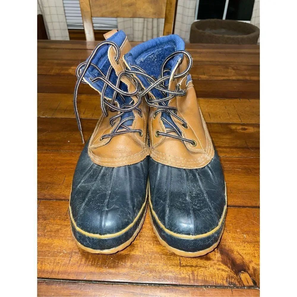 Men’s Sporto Brown and Navy Boots